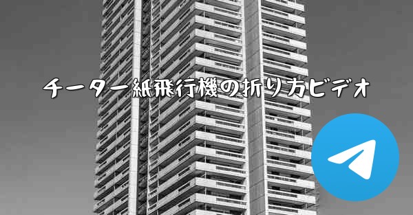 チーター紙飛行機の折り方ビデオ