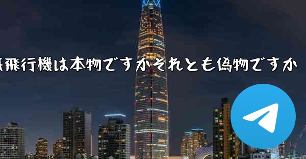 浮かんでいる紙飛行機は本物ですかそれとも偽物ですか