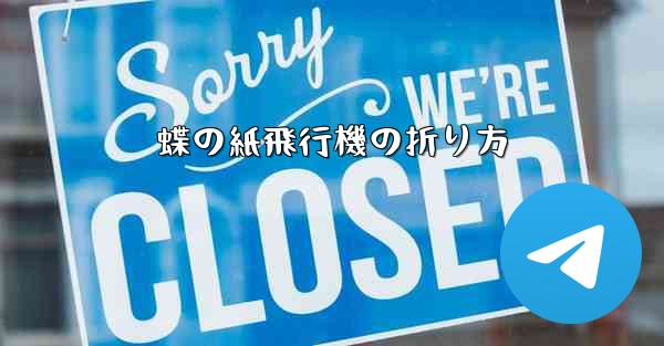 蝶の紙飛行機の折り方