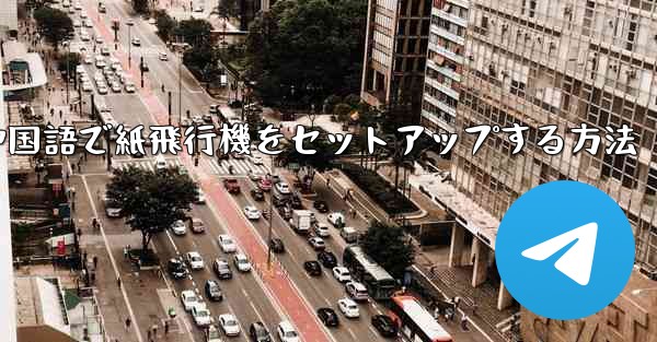 簡体字中国語で紙飛行機をセットアップする方法