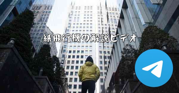 紙飛行機の解説ビデオ