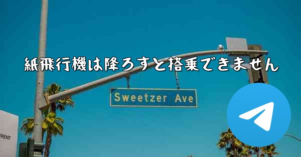 紙飛行機は降ろすと搭乗できません