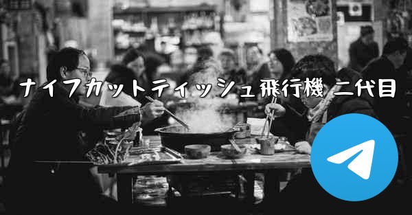 ナイフカットティッシュ飛行機 二代目