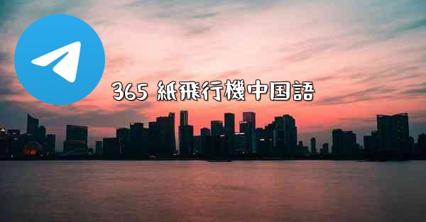 365 紙飛行機中国語