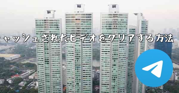 紙飛行機でキャッシュされたビデオをクリアする方法