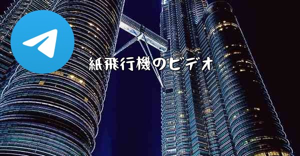 紙飛行機のビデオ