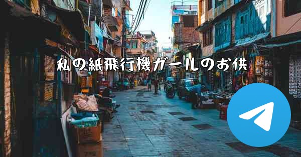 私の紙飛行機ガールのお供