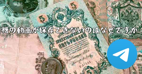 一部の紙飛行機の動画が保存できないのはなぜですか