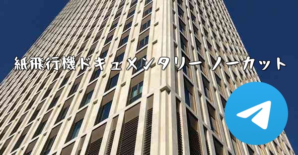 紙飛行機ドキュメンタリー ノーカット