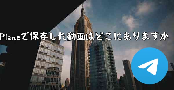 Paper Planeで保存した動画はどこにありますか