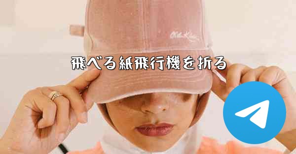 飛べる紙飛行機を折る