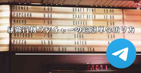 紙飛行機ランチャーの超簡単な折り方