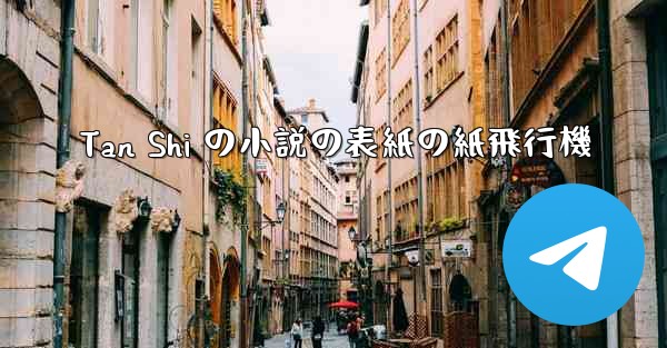 Tan Shi の小説の表紙の紙飛行機